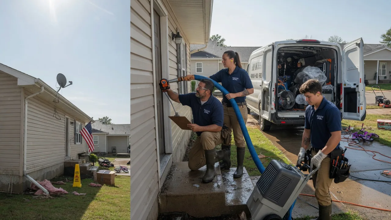 Ceiling Water Damage Restoration in Red Banks, MS near me